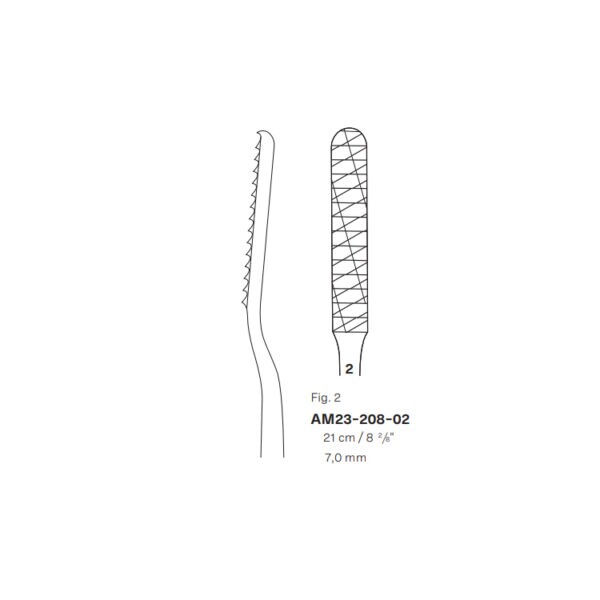 Maltz Nasal Rasp TC (Tungsten Carbide)