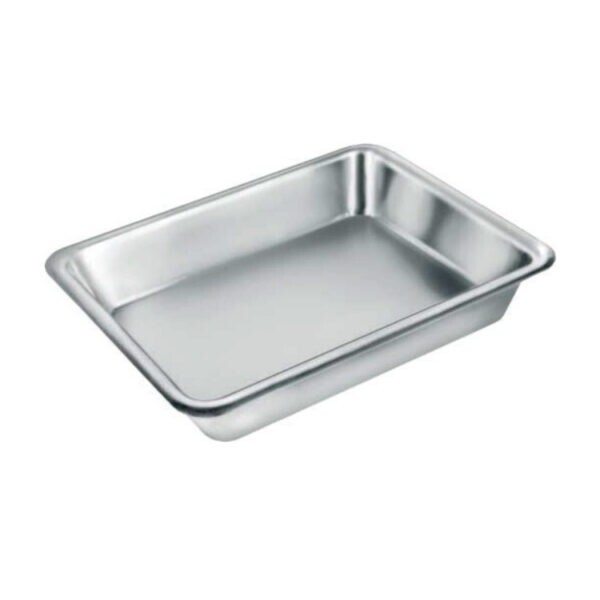 A deep rectangular universal tray